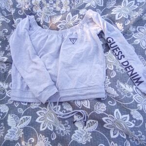 Guess Denim Light Gray Sweatshirt